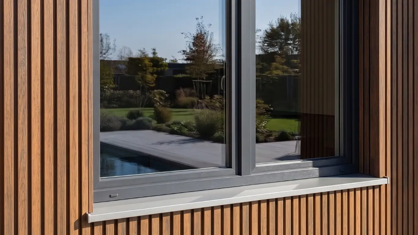 Outdoor WPC Wall Cladding project 1
